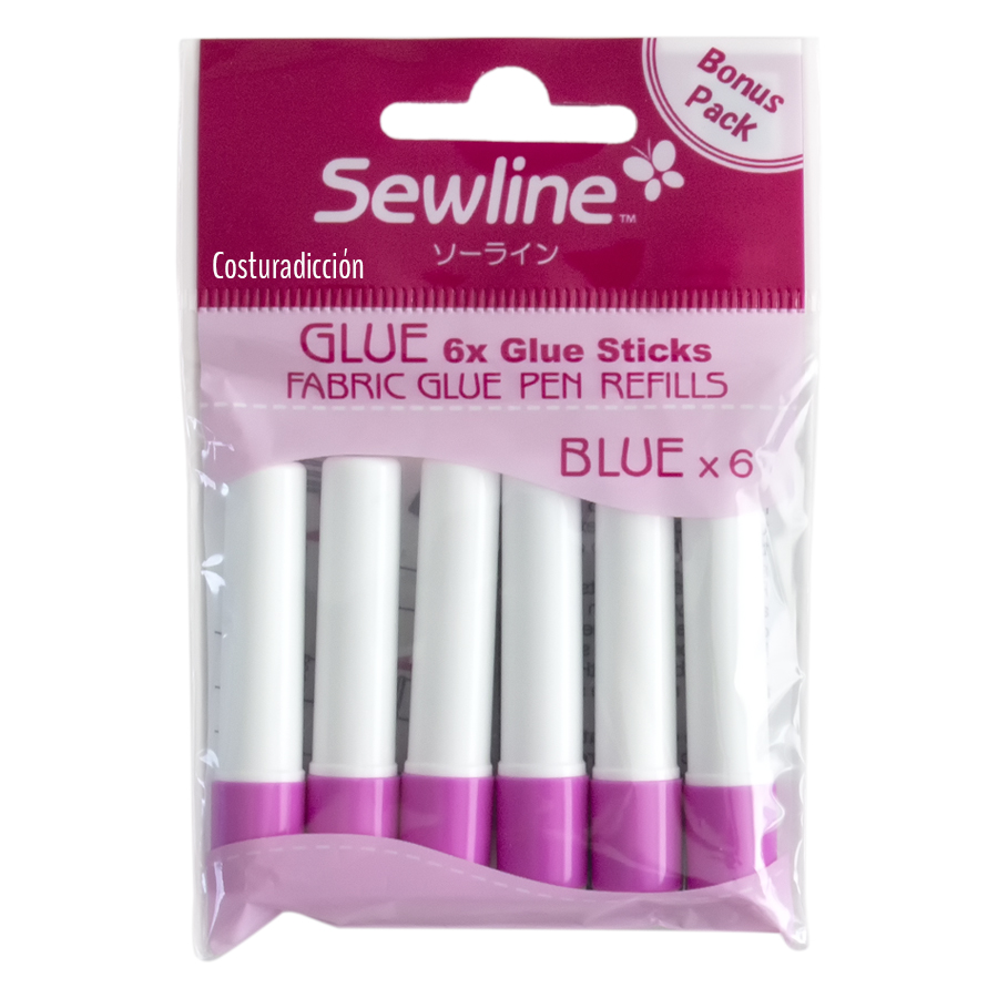 Imagen del producto: 6 recambios para el lápiz de pegamento Sewline